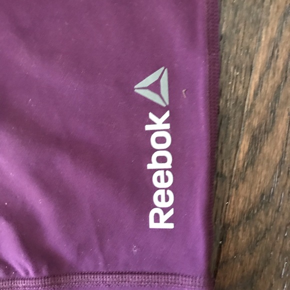 Reebok purple leggings, Adult Small - Picture 3 of 3